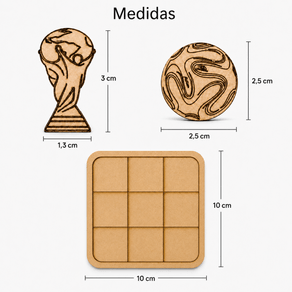 jogo da velha copa simples medidas